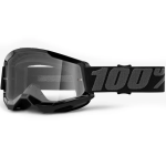 100% STRATA 2 BLACK YOUTH GOGGLES