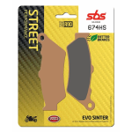 SBS 674HS FRONT SINTER BRAKE PADS (FA209)