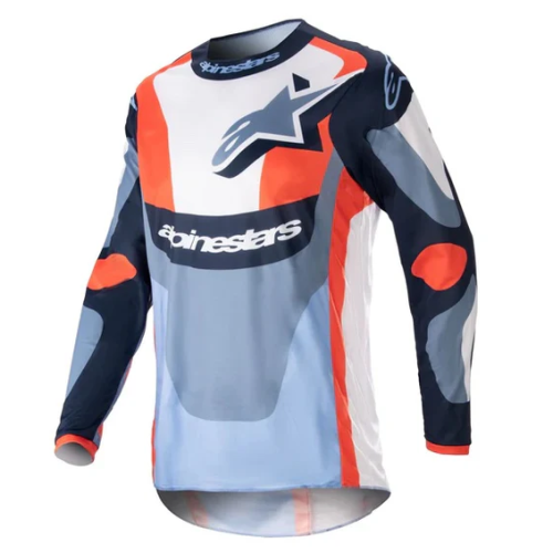 ALPINESTARS FLUID AGENT JERSEY NIGHT NAVY HOT ORANGE