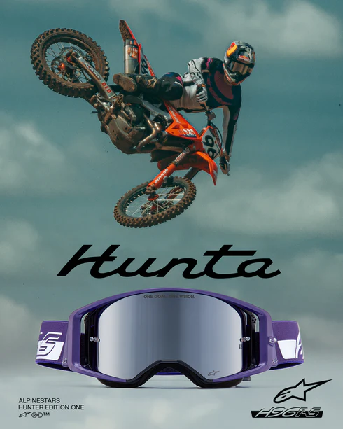 ALPINESTARS SUPERTECH HUNTA PURPLE WHITE GOGGLES
