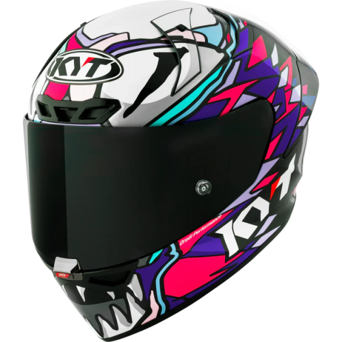 KX-1 RACE GP BASTIANINI 2023 REPLICA HELMET BLACK PURPLE WHITE