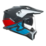 NITRO MX780 ADVENTURA HELMET GUN RED LIGHT BLUE