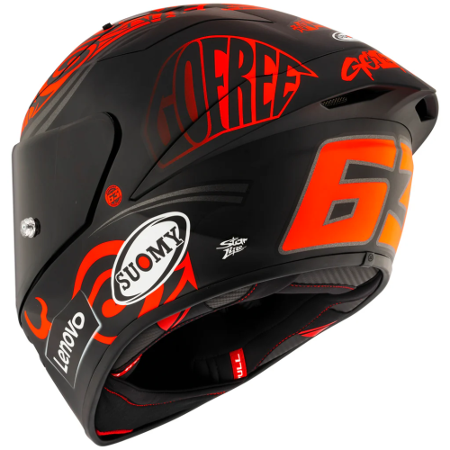 SUOMY S1-XR GP BAGNAIA 2024 REPLICA HELMET GO1FREE