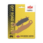 SBS 726RSI FRONT/REAR SINTER BRAKE PADS (FA258)