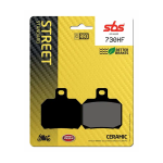 SBS 730HF FRONT/REAR CERAMIC BRAKE PADS (FA266)