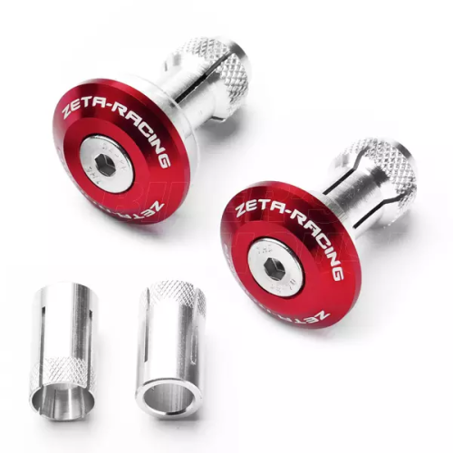 zeta bar end plugs 29mm red description